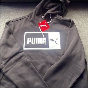 Large black Puma hoodie